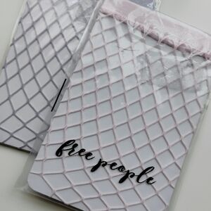 Free People New Lavender & Pink Rose Fishnet Anklets • ONE SIZE • New 2 Packages